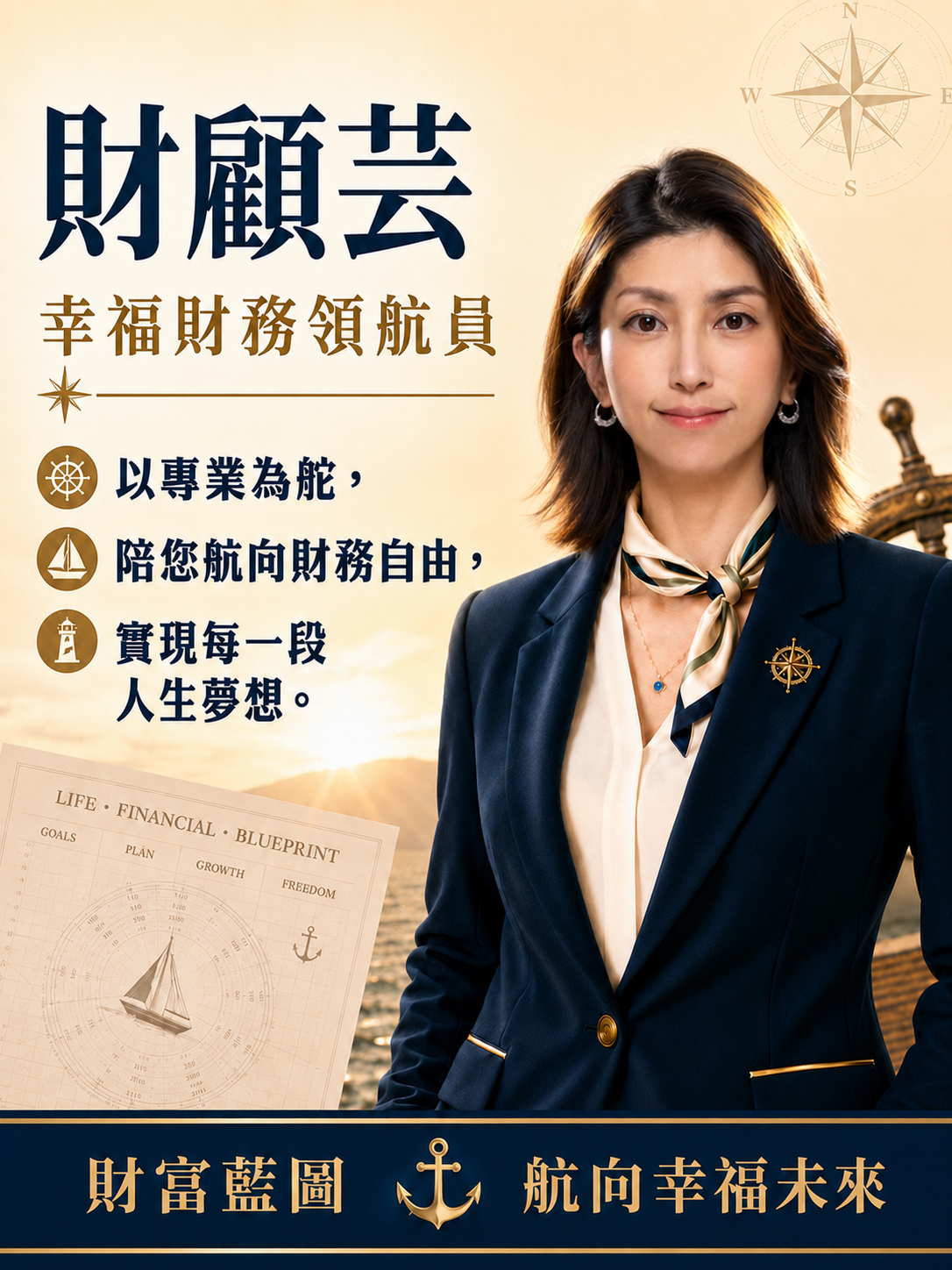 幸福財務領航員陳芸琪形象照
